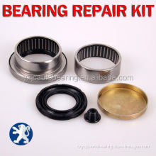 rear arm needle bearing NE70214 + DB70216 + oil seal + screw + metal cap for peugeot 206 auto bearing repair kit KS559.02/03/04